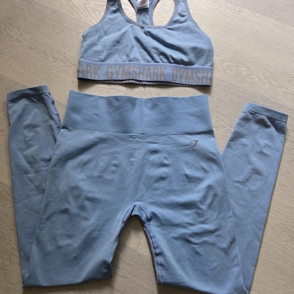 Gymshark Light Blue Activewear Set - Picture 3 of 8